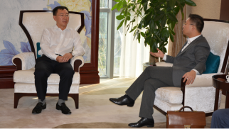 头号玩家官网登录入口投资集团董事长肖厚忠在京接见宏大建设集团领导一行