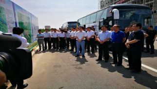 张家口市委、市政府开展重点项目暨集团京张奥产业园区建设观摩